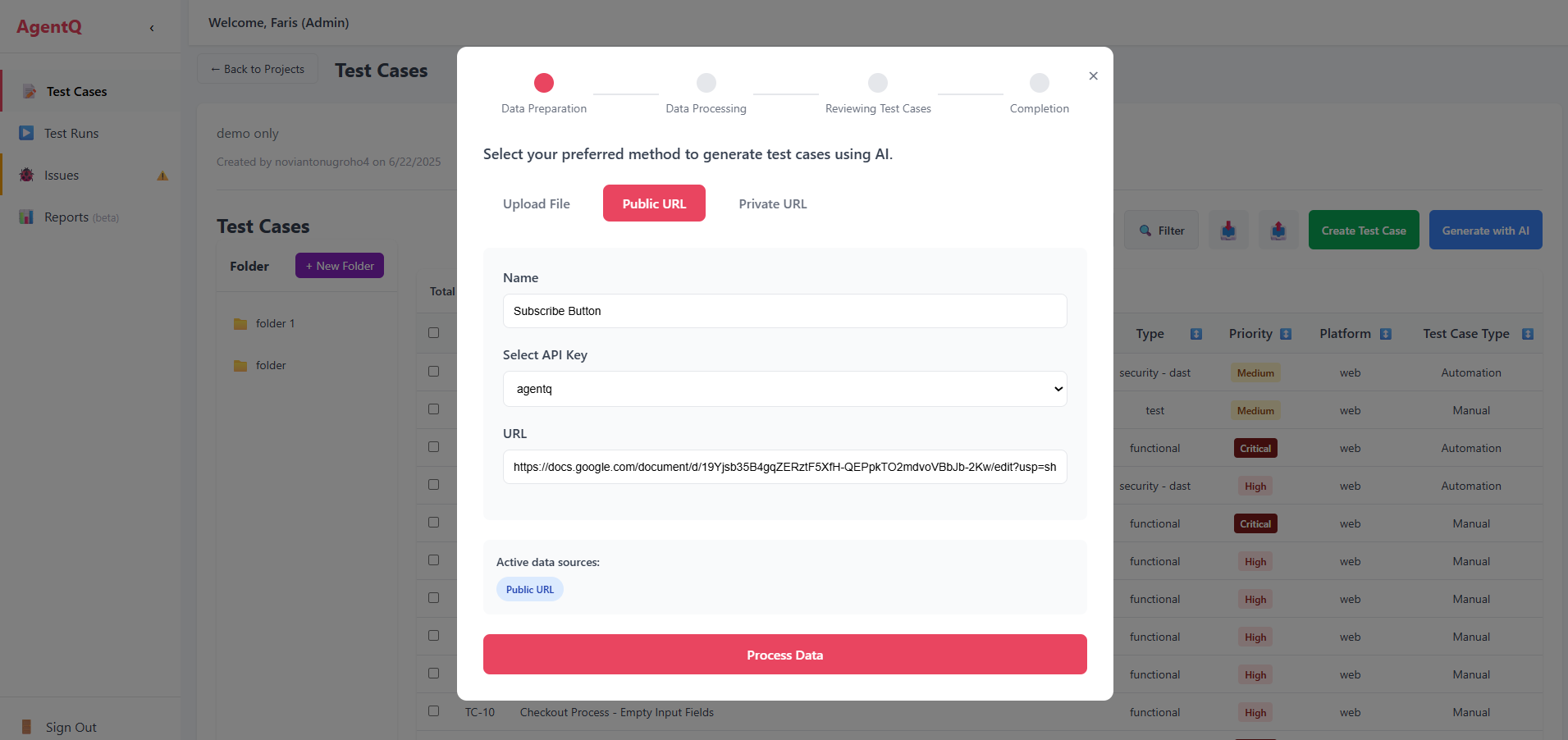 Upload PRD Example